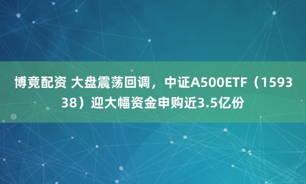 博竟配资 大盘震荡回调，中证A500ETF（159338）迎大幅资金申购近3.5亿份